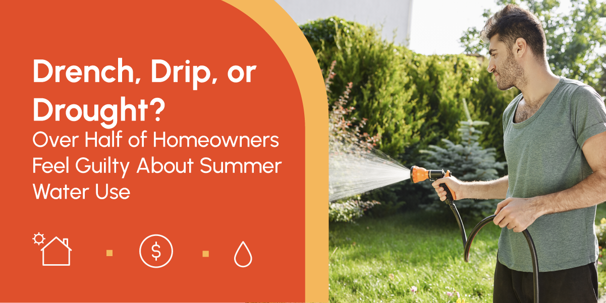Water Use Survey Reveals 46% of Homeowners Concerned about their Summer Water Bill
